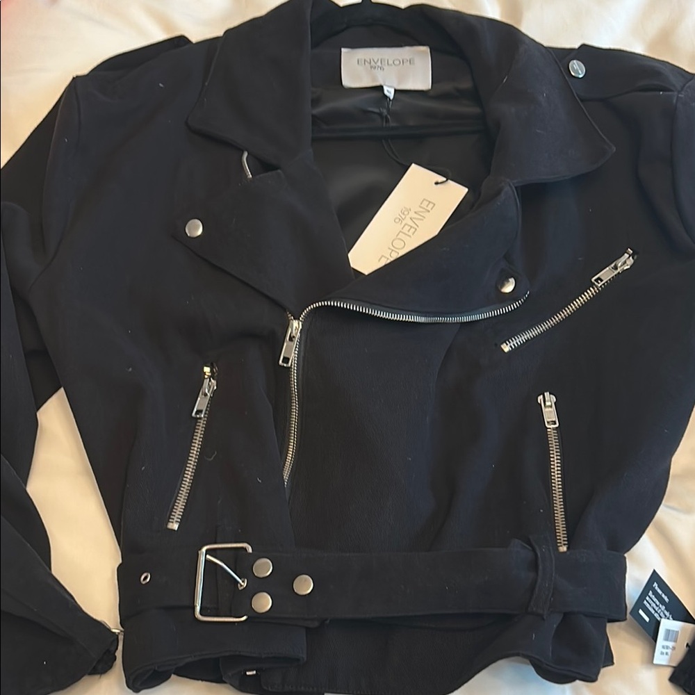 Envelope 1976 Black Biker Jacket - Picture 10 of 13